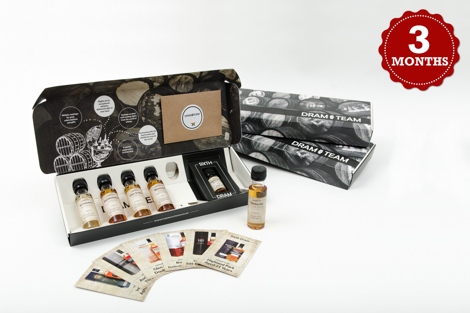 Three Month Whisky Tasting Box Gift Subscription - The Dram Team