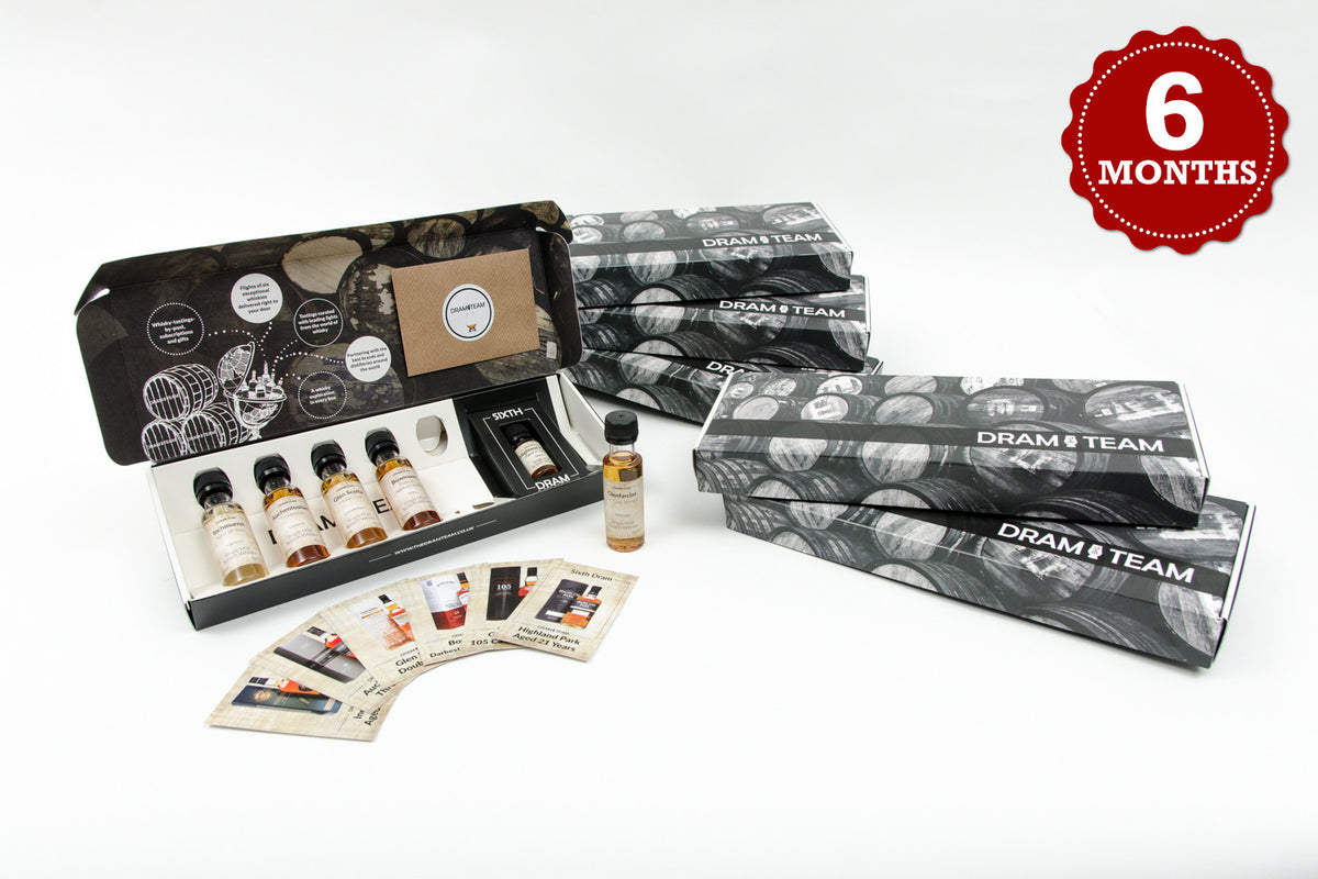 6 Month Whisky Tasting Box Gift Subscription - The Dram Team